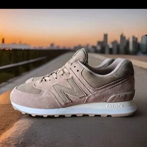 Women's New Balance 574 Shoes - Brown - Men's 7/Women's 8.5